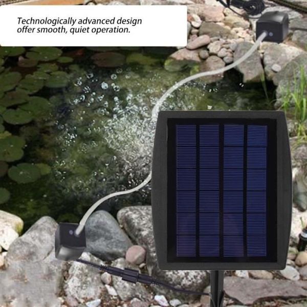 S soldriven syresättare luftpump syre för utomhuspool damm akvarium Hb04-Hb065