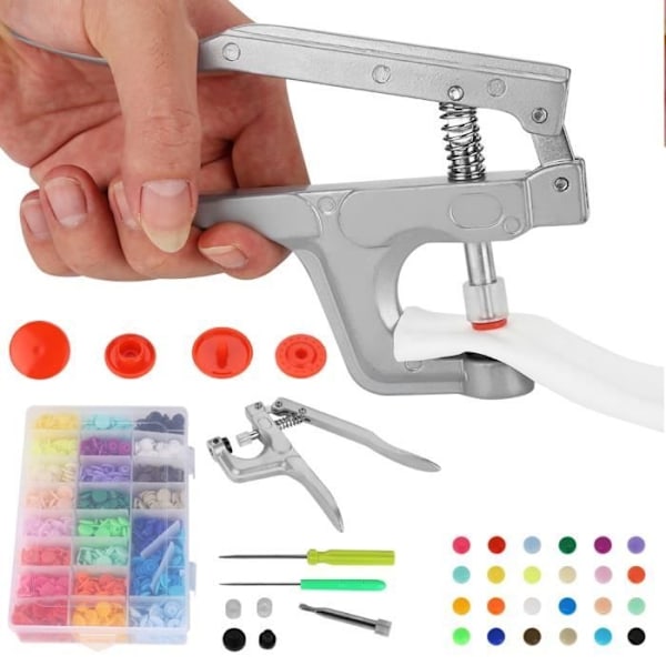 Diy Resin Plast Tryckknapp - Rui - 360st-Set 12Mm - 24 Färger - 1.2 Cm / 0.47 Tum 24 colors