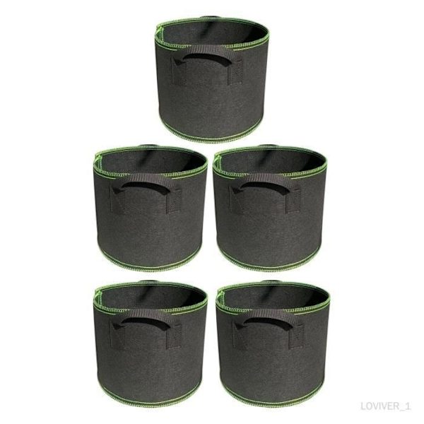 Kraftig planteringssäck med robust handtag, potatisodlingssäck för balkong, trädgård, växthus, lök, 3 gallon