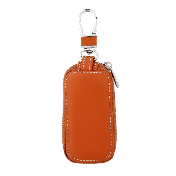 Universal PU læder Car Remote Key Fob Taske Smart nøgleholder taske (brun)