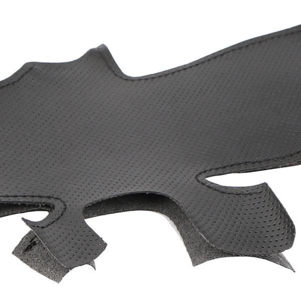 DIY läderstyrstäcke med handsydda sömmar för Mazda 3 Axela 2008-2013 Mazda CX-7 CX7 2010-2016 Mazda 5 2011-2013 Red