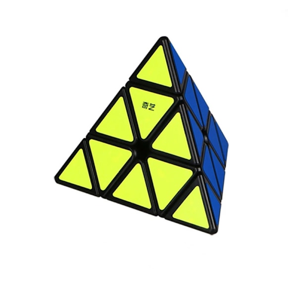 Qiming Pyramid 3X3 Magic Cube Professionell Cubos Magicos Leksaker för Barn Höghastighets Kub Pussel Leksak BK