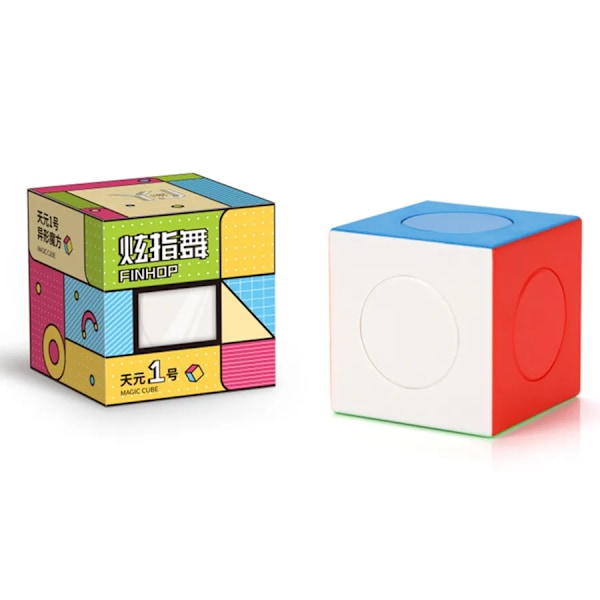 Tianyuan Magic Speed Cube 3X3X3 Stickerless Pussel Enfärgat Pussel Nybörjarövningar Kubmatchning NO.2