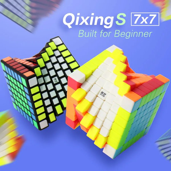 [Picube] 7X7X7 Qixing S2 7X7 Qixings Kub Speed 7 Lager Kub Magico Stickerless Magisk Puzzle Kub Leksak För Kub Speedcube 7x7 Stickerless