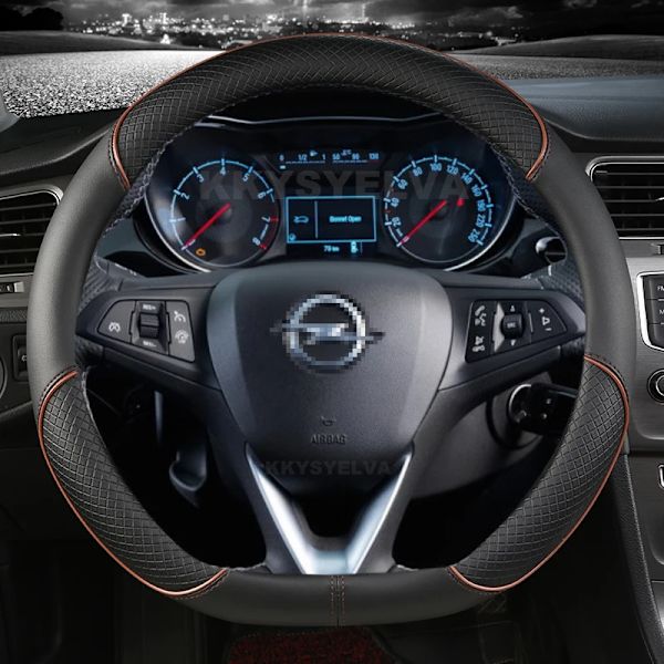 Rattöverdrag för Opel Astra (K) Corsa (E) Karl 2014-2022 Crossland X Grandland X Insignia 2017-2022 Biltillbehör COFFEE D SHAPE