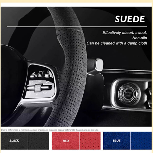Rattskinnsöverdrag i flätad mocka för Volkswagen Golf 7 GTI Golf R MK7 VW Polo GTI Scirocco 2015 2016 biltillbehör