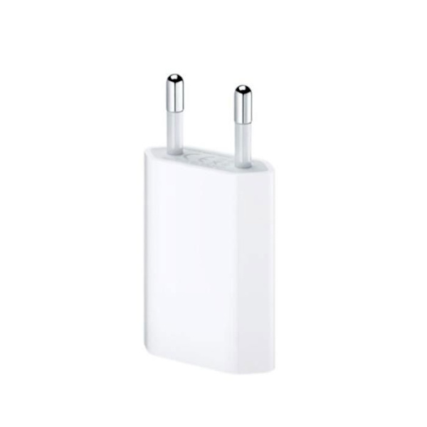 Universell Vit Adapter Laddare Eu Kontakt Vägguttag 1A Iphone 8 Plus