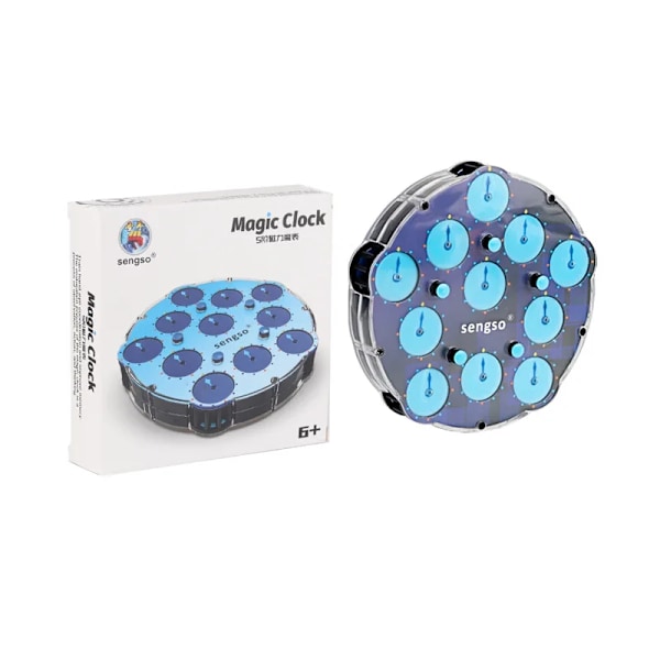 Shengshou 4X4 Magnetisk Magisk Klocka Shengshou Klocka 3X3 5X5 Stressreducerande Leksaker Fidget Leksak Barnpresenter 5x5 Clock