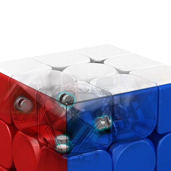3M Magnetisk Magisk Speed Cube 3X3 2X2 Stickerless Professionell Fidget Leksak 2M Cubo Magico Pussel meilong 2M