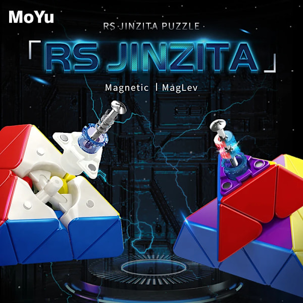 Rs 3X3X3 Maglev Pyramid Special Cube Professionell Magnetisk Hastighetspussel 3X3 Pyraminx Barn Fidget Leksak Magnet Magico Cubo Magnetic Pyraminx