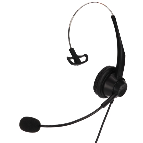 H360‑RJ9‑VA Telefon Headset RJ9 Stik Sort Volumenjustering Enkeltsidet Business Headset til Call Center-kontorer