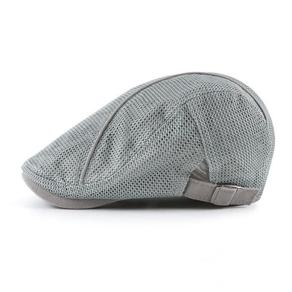 Keps, Tohuiyan Sommar Newsboy Kepsar För Män Andningsbara Mesh Baskrar Hattar Casual Boina Hombre - Typ Kaffe