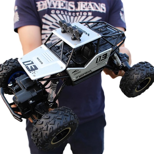 1:12 / 1:16 2.4g stor 4x4 rc-lastbil 4wd fjärrstyrd bil rc terräng 4x4 fordon klättring höghastighets rc-leksaker för pojkar 6141-27cm-White Larg