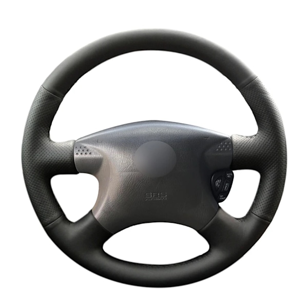 Handsytt DIY svart mikrofiberläder rattöverdrag för Nissan Sentra 2000 2001 2002 2003 2004 2005 2006 delar