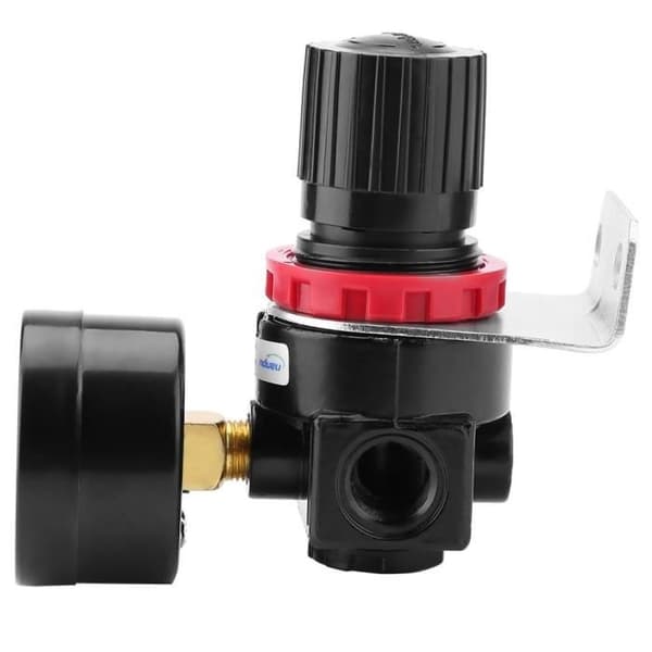 1 st Lufttrycksregulator Ar2000 G1/4 Pneumatisk Kontrollerad Kompressor Med Mätare-Mey