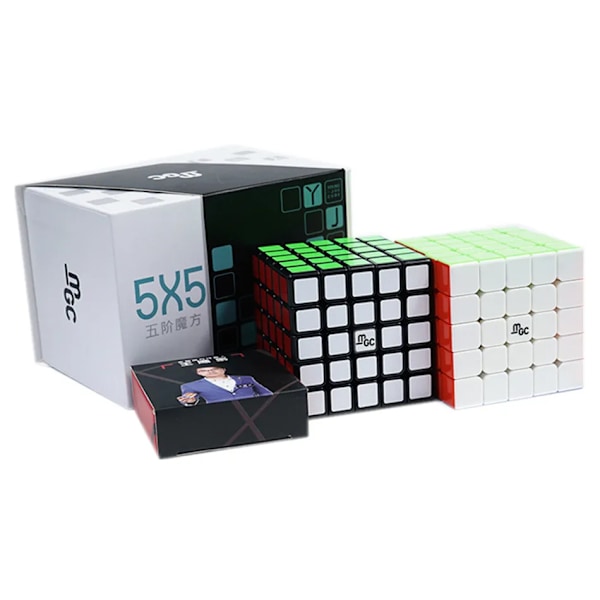 Yj Mgc Version Series 2X2 3X3 4X4 5X5 6X6 7X7 Elite M Magnetisk Megaminxeds Magic Speedcube Cubo Magico Leksaker För Barn Present MGC 7X7 Black