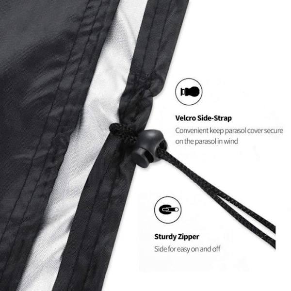 Tåligt vattentätt 210D nylon pingisbordsskydd 165X70X185Cm