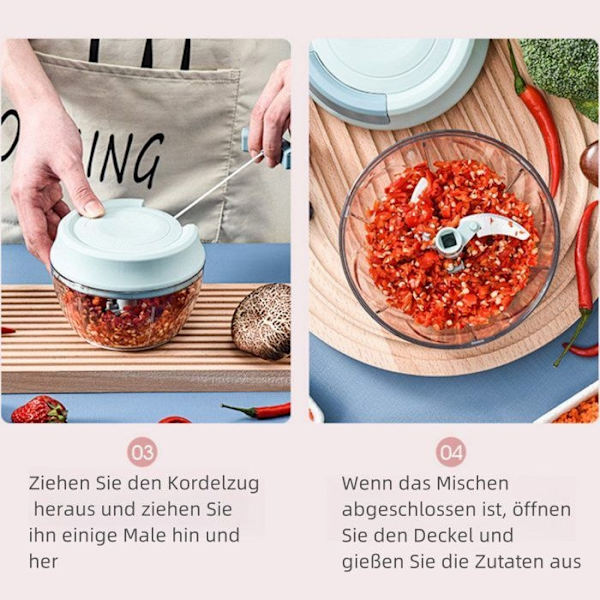 Lök Hackare Grönsakshackare 5 Sekunders Hackare