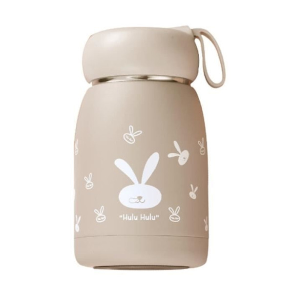 Isolerad vattenflaska för barn - Märke - 320 ml - Rostfritt stål - Anti-skållning - Lättviktig och kompakt coffee color