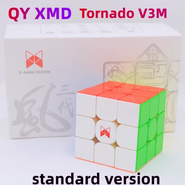 X-Man Tornado V3 M 3X3 Standard Magnetisk Kärna Speed Cube Xmd V3M Maglev 3X3X3 Magico Tävlingskub Pussel Gåvor Leksaker standard version