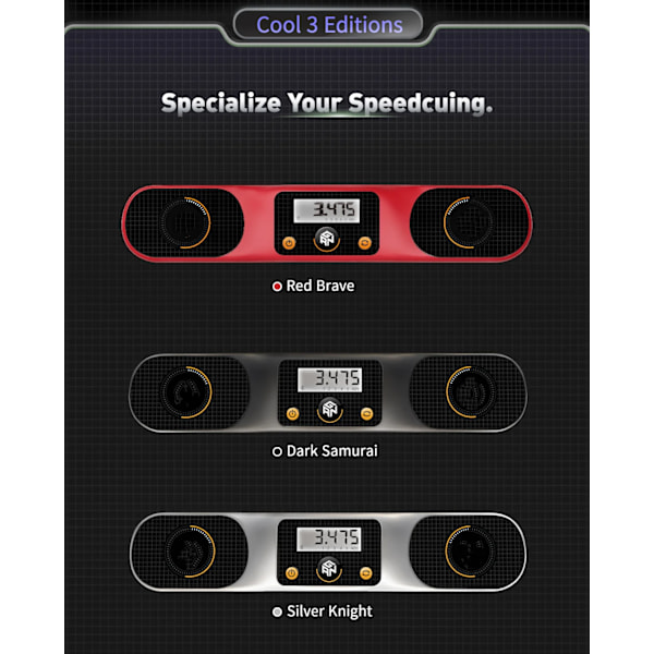 Smart Timer Mat Timer Mat Bluetooth Smart Timer Timer För Speed Cube Träningstimer Timer För Kub Red