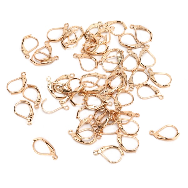 50 stk ørepyntkroker som enkelt kan bæres Fargevarige franske øredobber for ørepyntdesign DIY-smykker