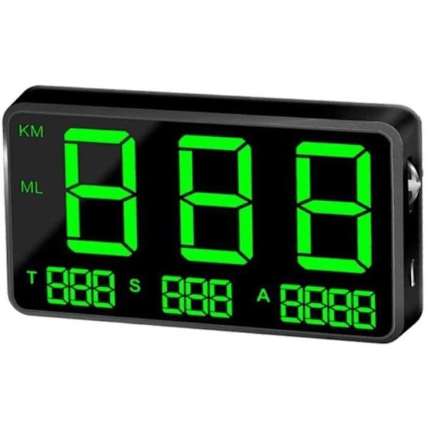Universal Bil Head Up Display Hud, GPS Bil Head Up Display, Digital Hastighetsmätare Mph, Överhastighetslarm