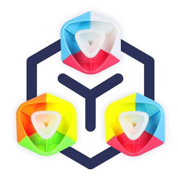 [Picube] 2X2 Qidi Stickerless Magic Cube Speed Pocket Cube Qidi S2 2X2X2 Svart Puzzle Cube Pedagogiska Leksaker För Barn QiDi 2x2 Stickerless