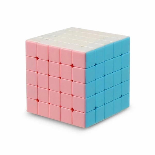 Macarons Magisk Kub 2X2 3X3 4X4 5X5 Pyraminxed Stickerless 3X3X3 Speed Cube Tecknad Neo Pussel Leksak För Barn 5x5 cube
