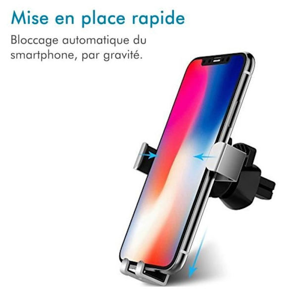 Bilhållare - Crosscall - Core-X4 - Gravitationsfäste - Plast - Svart