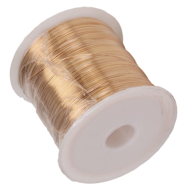 0,3 mm 100 Meter Smykker Kobbertråd DIY Håndverk Smykker Strikk Shaping Wire Wrap Smykker Wire for Craft Golden
