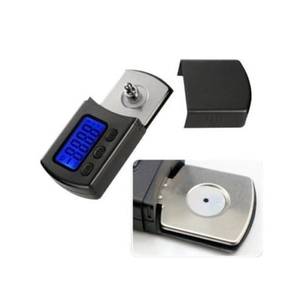 Kraftmätare - Yosoo - Skivspelare - Elektronisk våg - Kapacitet 0-5G - 3-siffrig display black