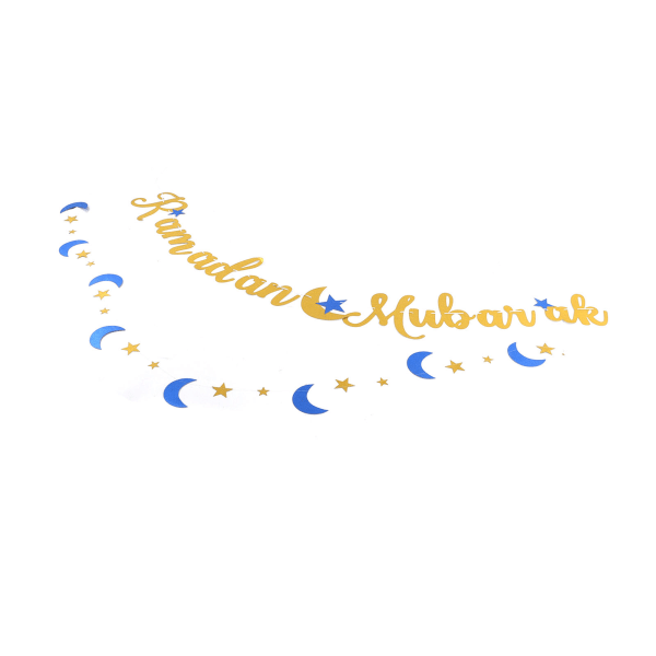 Ramadan Mubarak Bannere Vakkert Design Eid Mubarak Bannere for Vegg Peiser Dører Festdekorasjon
