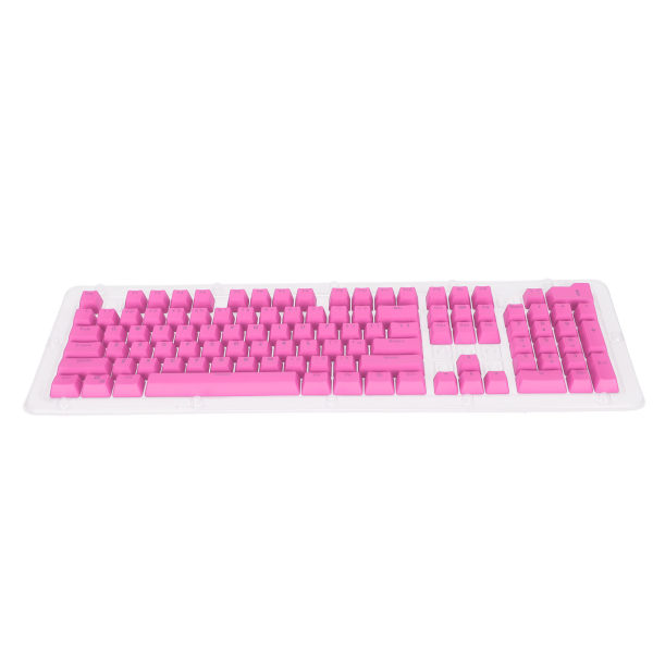 PBT Keycaps 106 Keys 2 Farve Sprøjtestøbning OEM Højde Lystransmission Custom Keycaps til Mekanisk Keyboard Pink