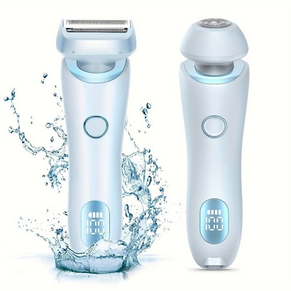 Multifunktionell elektrisk epilator för män och kvinnor, USB-uppladdningsbar personlig vårdverktyg - Blå