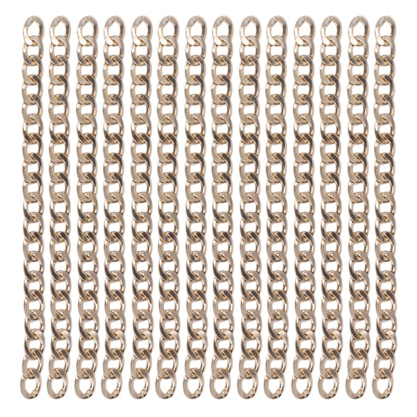 10m fortauskantskjeder kobber Elegant rustbestandig metallkantkjeder for halskjeder Smykkefremstilling DIY-håndverk N24
