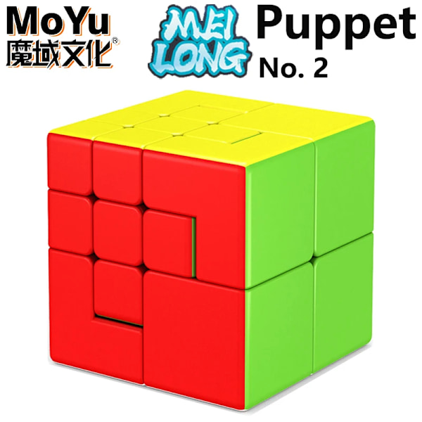 2X2 3X3 Professionell Magisk Kub 2 Gånger;2 3 Gånger;3 Hastighetspussel Barns Fidget Leksak Speciell Original Ungersk Cubo Magico Puppet Cube No.2
