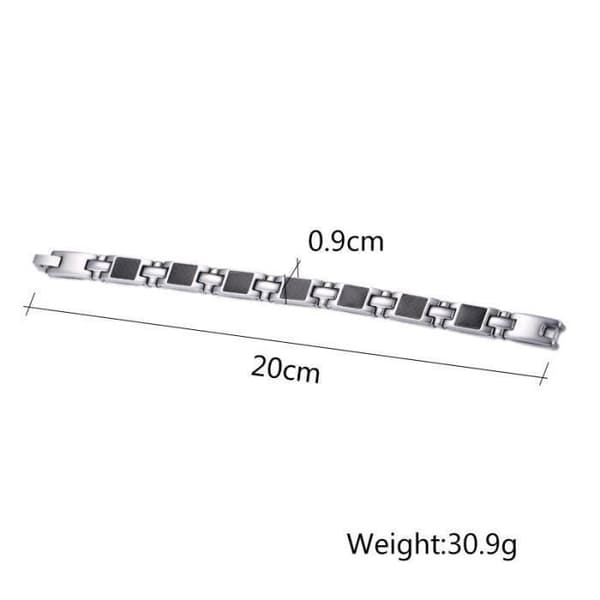 Armband Herr Magnetiskt Stål Kolfiber
