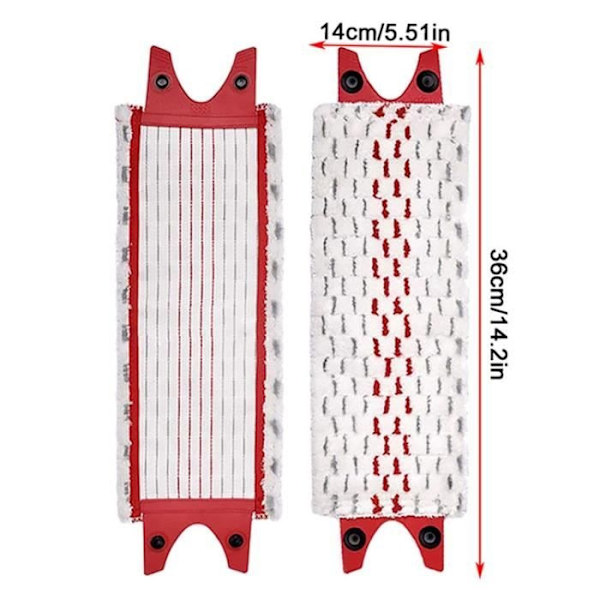 Mikrofibermoppdynor - Vileda - Ultramax - Maskintvättbara - Rengöring av hårda golv - 5-pack