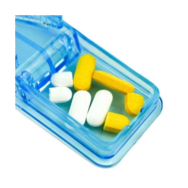 Pill Ps Medicin Cutter Opbevaring Medicin Cutter To-i-en Rejse Bærbar Medicin