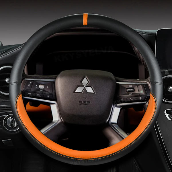 Rattstyrningsöverdrag för Mitsubishi Outlander 2022 L200 2022 Mirage ASX 2012-2019 Eclipse Cross 2017-2019 Biltillbehör RED
