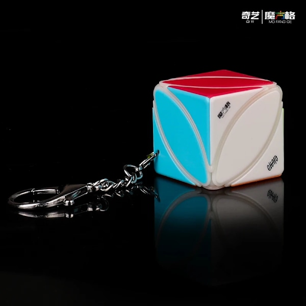 Mini 3X3 Nyckelring Kub Fidget Leksaker Cubo Magico Pussel Ivy Nyckelring Stickerless Pyraminx Nyckelring ivy keychain