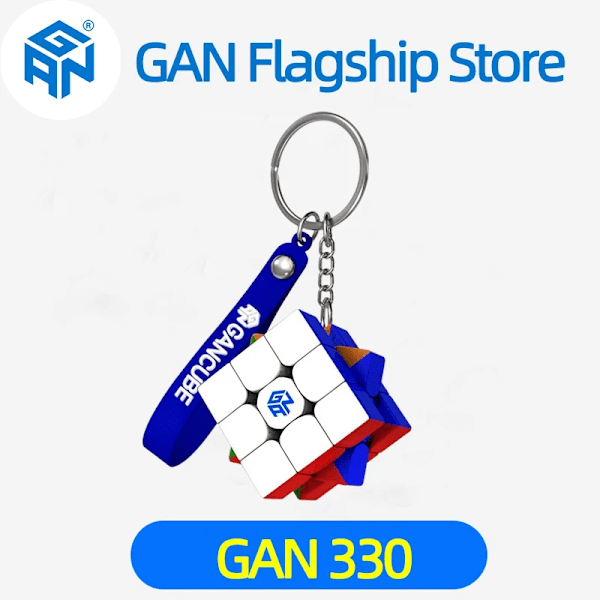 330 Nyckelringskub 3X3X3 330 Mini Speedcube Stickerlös 3X3 Speed Cube Professionell Magisk Kub Pussel Leksaker 330 Keychain Cube