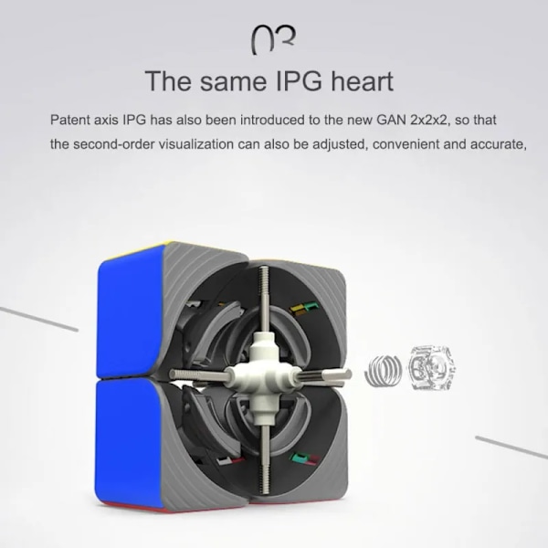 249 V2 Magic Speed Cube 2X2 249 Professionell Mini Pocket Cube V2 Kub Stickerless Puzzle Cube 249 V2