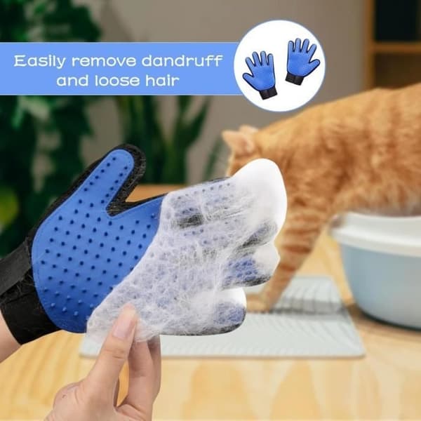 Par Kattvantar, Kattvättvantar, Silikonvårdvantar, Kattborste, Hundborste