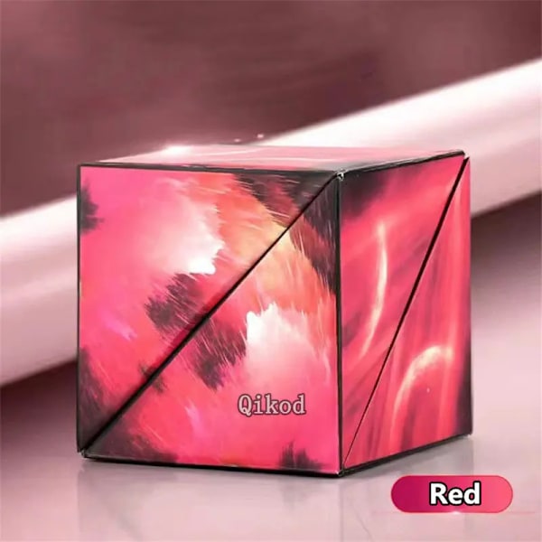 Ny Variant Geometrisk Föränderlig Magnetisk Magisk Kub Anti Stress 3D Dekompression Hand Flip Pussel Kub Barn Avlastare Fidget Leksak Cube 2