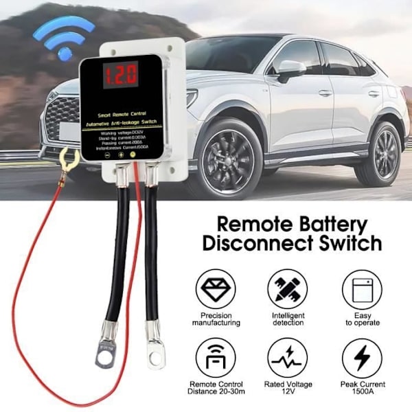 Batteribrytare Batterifrånskiljare 12V Batteriströmbrytare För Båtar Lastbilar, Husbilar, Släpvagnar