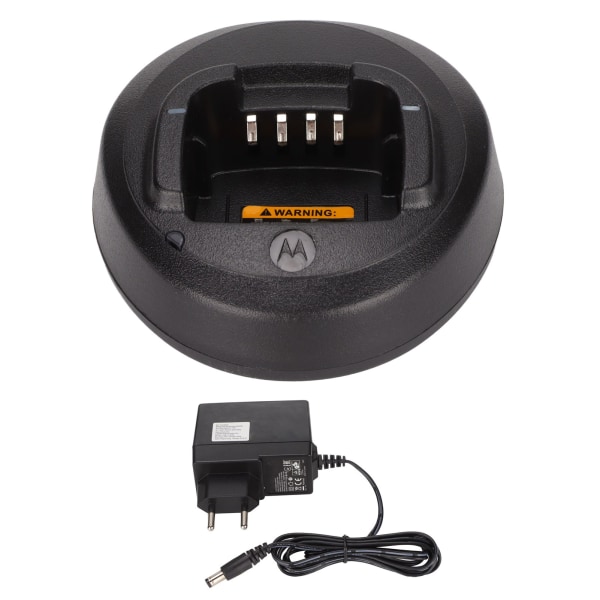 Walkie Talkie Bordsbatteriladdare Stabil Bärbar Bordsladdare med LED-indikator för Motorola EU-kontakt 220‑240VEU-kontakt
