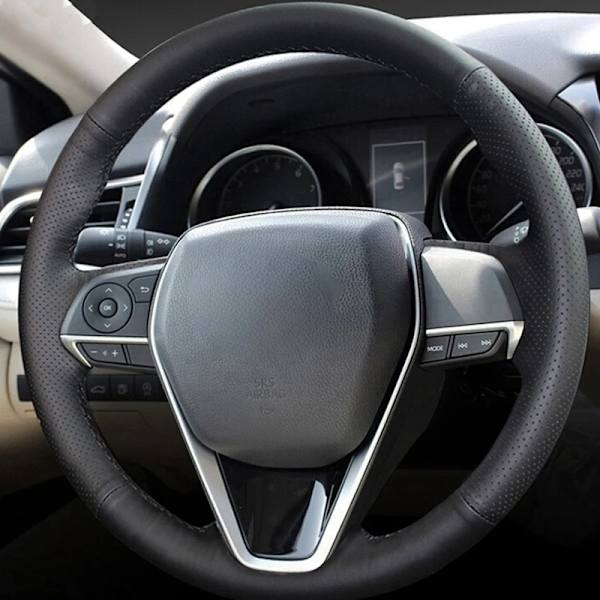 Hige mjuk konstläder rattöverdrag för Toyota Avalon Camry 2018-2019 Corolla 2018-2020 Crown 2018-2019 RAV4 2019