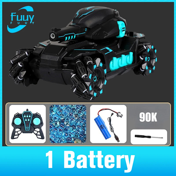 RC-bil leksak 4x4 fordon vattenbombstank RC-driftbil RC-bil skytte konkurrensgeststyrningstank leksaker för pojkar RC Tank A88A 1B